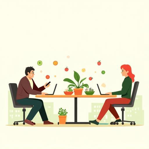 Ilustrasi nutrisi seimbang